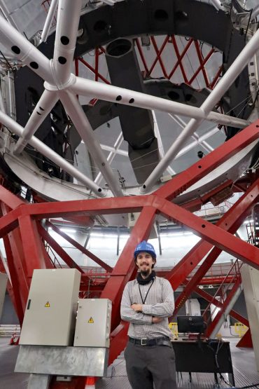 Oliver Müller will seine Analyse von ­Zwerggalaxien systematisch ausweiten. Dazu wird er das Gran Telescopio Canarias (im Bild) auf La Palma nutzen. Mit einem Durchmesser von 10,4 Metern ist es das größte optische Teleskop der Welt